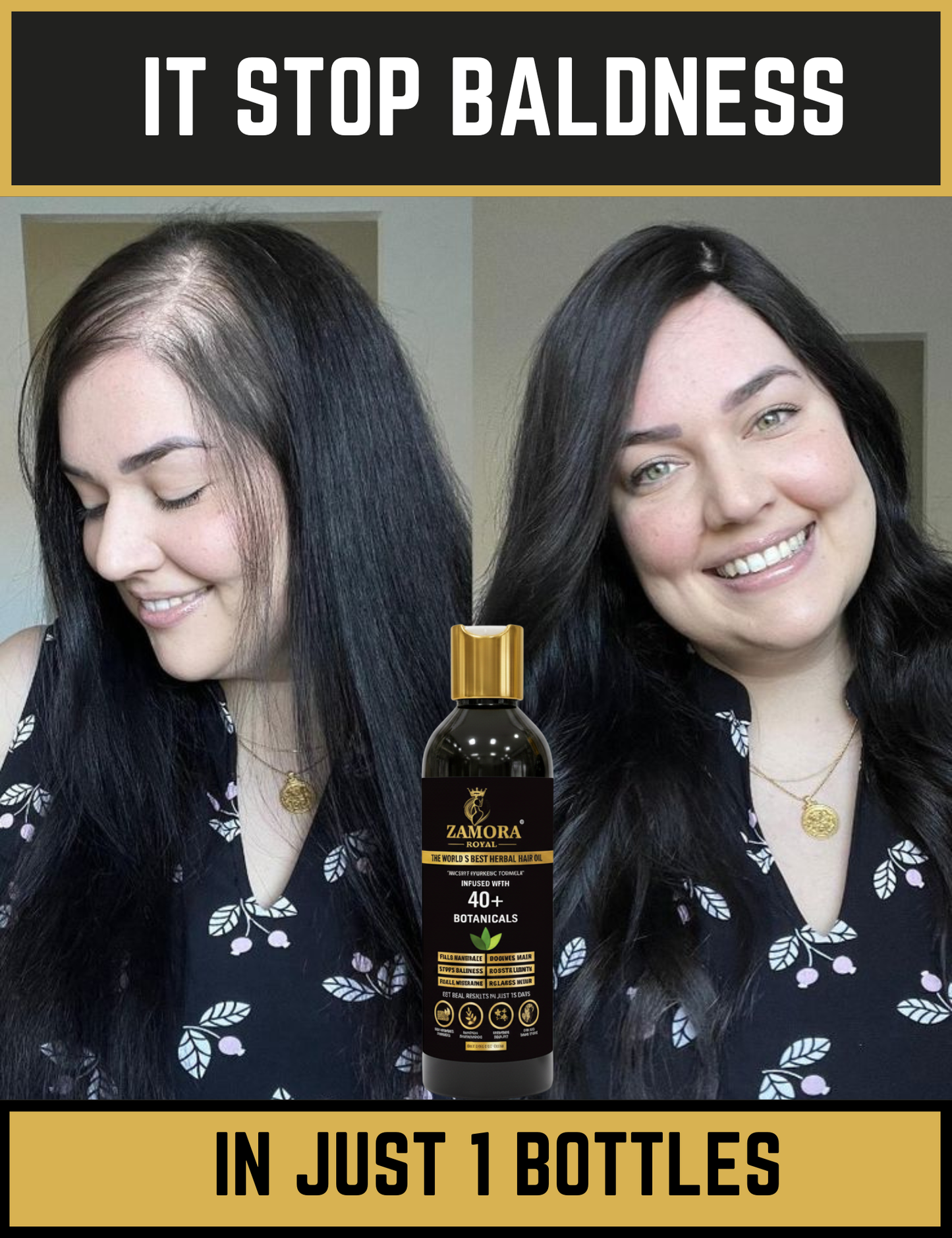 Zamora Royal Best Organic Hair Oil With Neem Wood Comb