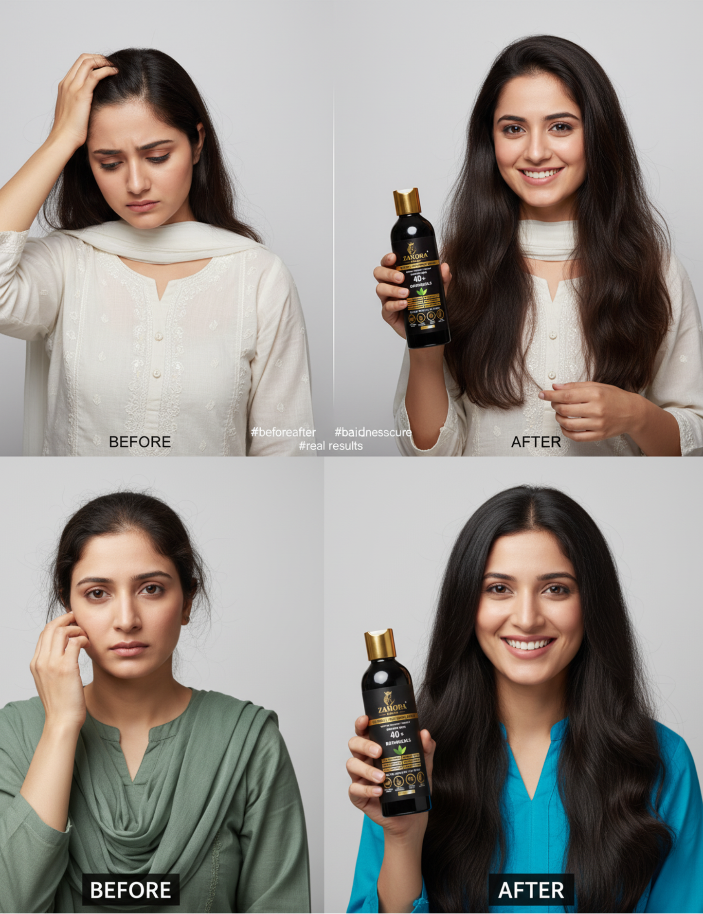Zamora Royal Best Organic Hair Oil With Neem Wood Comb