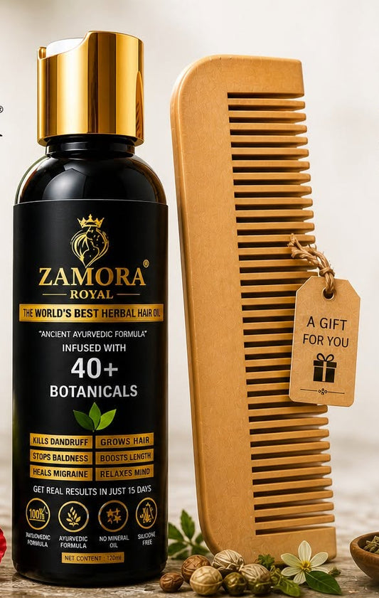 Zamora Royal – The World's Best Organic Herbal Hair Oil