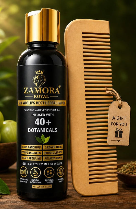 Zamora Royal – The World's Best Organic Herbal Hair Oil