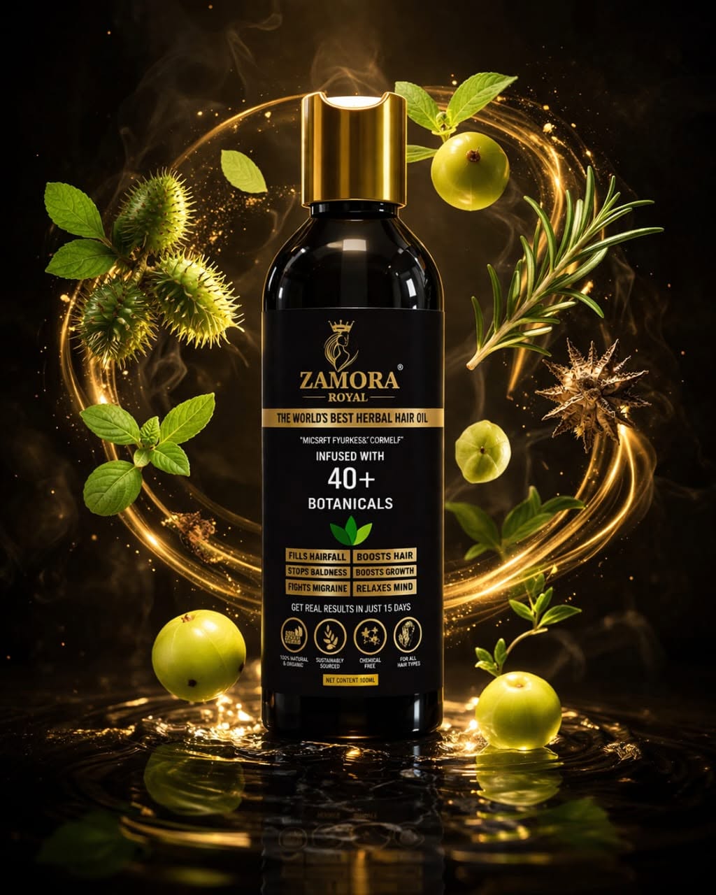 Zamora Royal – The World's Best Organic Herbal Hair Oil